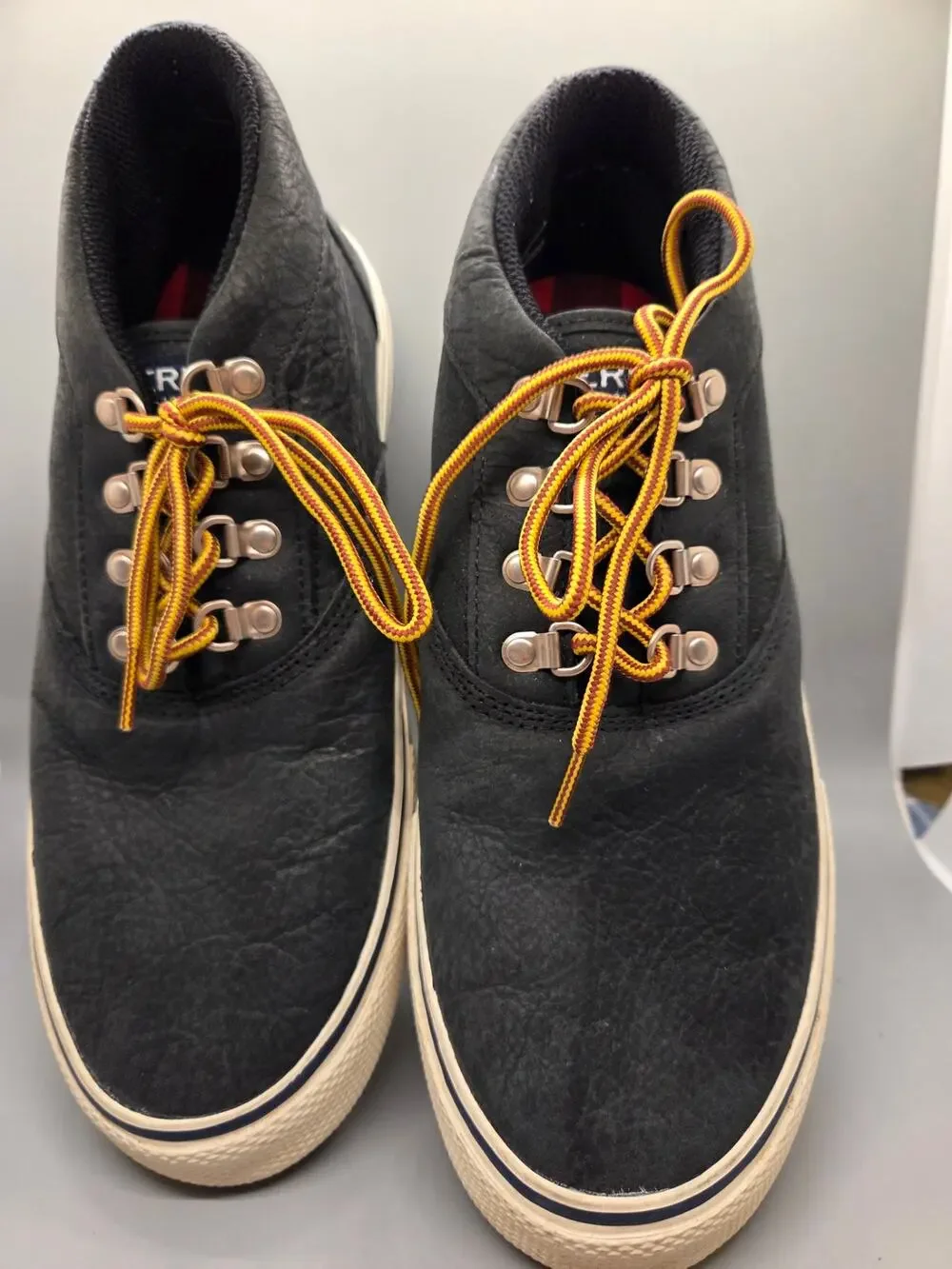 Sperry Top-Sider Striper Storm Chukka WP Navy Leather 10.5M
